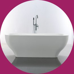 Banheira de Imersão ENSEADA (170x70x60)cm Branca - IM1005 IMMSERI