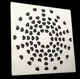 Ralo Grelha 15X15 sem Base Aço Inox Coração Invinox