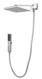 Ducha com Desviador Axiom Slim 1989 C 210 Cromada Tubo 30cm Meber