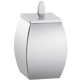 Porta Cotonete MEIA LUA 8272 Cromado ROGEART