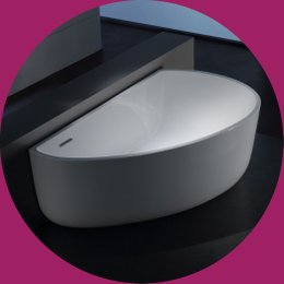 Banheira de Imersão IBIRAQUERA (170x100x60)cm Branca - IM1013 IMMERSI