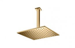 Chuveiro de Teto SPA GOLD Quadrado 30x30 Dourado - 74185T RUBINETTOS
