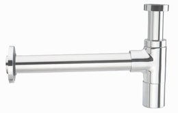 Sifão para lavatório em latão cromado 1680.C75 SLIM MEBER