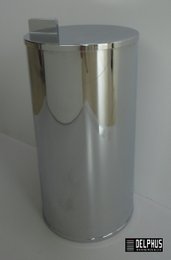 Lixeira Redonda SLIM 8290 cromada ROGEART