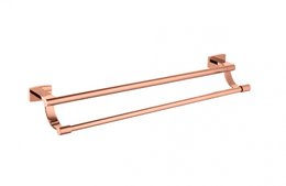 Toalheiro Duplo 60cm Organic Rose Gold - RBACE8807 Rubinettos