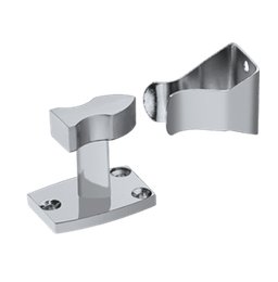 Prendedor de Porta Gancho - Piso PPGP-401 Cromado