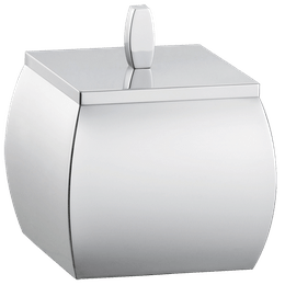 Porta Algodão Meia Lua 8271 Cromado