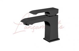Misturador Monocomando para Lavatorio Bica Baixa URBAN FASHION Preto Fosco RUBINETTOS