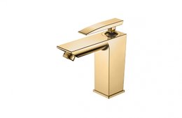 MIsturador Monocomando para Lavatorio Baixo ENERGY Dourado RUBINETTOS