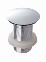 Válvula para lavatório 1610 1 1/4 fechamento com tampa de pressão MEBER