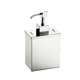 Porta Sabonete Liquido ELEGANCY 8303 cromado com cristais swarovski ROGEART