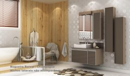 Balcão em Madeira MDF para Banheiro 900cm Massimo