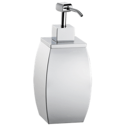 Porta Sabonete Liquido MEIA LUA 8273 cromado ROGEART