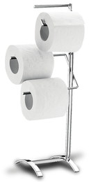 Papeleira de Chão com Reserva - Oggi 18 x 47 cm - 1929/100 BRINOX