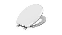 Assento Convencional Redondo soft close Branco Censi