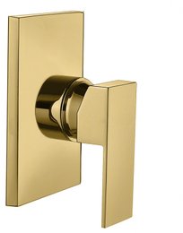 Acabamento monocomando Quadro Gold (base deca) RB71566 Rubinettos