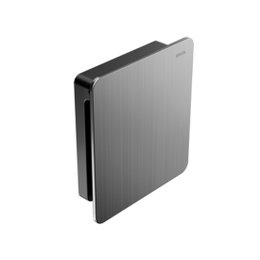 Acabamento para válvula de descarga Docol Flat grafite escovado 931770