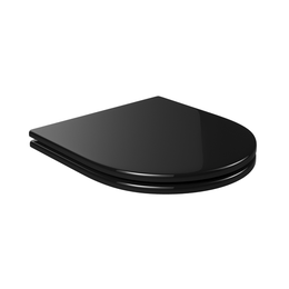 Assento Poliester Preto Carrara/Duna/Lk/Nuova/Level AP.237.95 SlowClose Deca