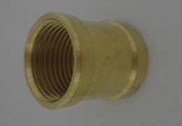 Luva de Latão sem Cromagem 1/2" - 171007 BLUKIT