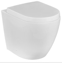 Bacia Convencional Branca com Assento PP Importada Estilo Link- 17923