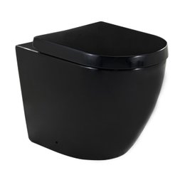 Bacia Convencional com Assento Estilo Link importada preto brilho Delphus