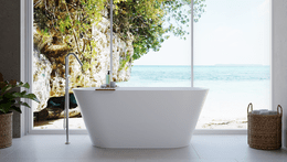 Banheira Alagoas de Imersão 148,5x63x60 Branca Sabbia