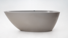 Banheira Angra de Imersão 179x89x62 Cinza Lunar Sabbia