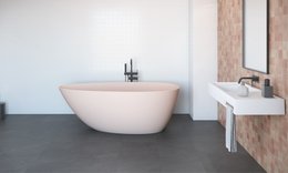 Banheira Angra de Imersão 179x89x62 Nude Rustico Sabbia