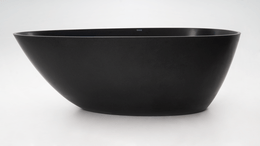 Banheira Angra de Imersão 179x89x62 Preto Granito Sabbia