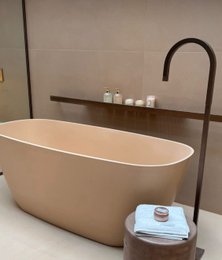 Banheira Bahia de Imersão 162x71x61 Nude Rustico Sabbia