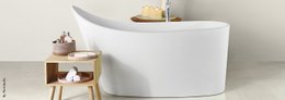 Banheira Floripa de Imersão 157X77X66/83 Branca Sabbia