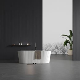 BANHEIRA NIAS ART 150X80X60 BRANCA M. IMPORTS