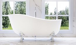 Banheira Petropolis de Imersão 166X82X82/66 Branca Sabbia