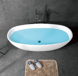 Banheira Santa Marta em Pedra Fundida 165x60x75