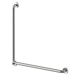 Barra de apoio em L 80 x 80 cm 963916 inox escovado Docol