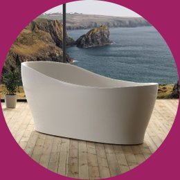 Banheira de Imersão ITAPEMA (170x80x80)cm Branca - IM1004 IMMERSI