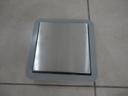 Ralo Square Inox (210) base PVC com tampa inox 15X15 RALO LINEAR