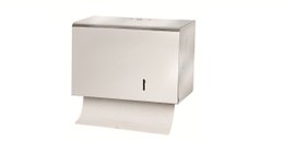 Toalheiro para Papel Interfolhas com 2 Dobras Aço Inox - 19 GLOBO