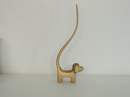 Cachorro GG 1281 Coleira Dourado com Cristal