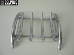 Saboneteira de Mesa Inox e vidro