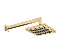 Chuveiro de Parede 20x20 Dourado 780 Kromma