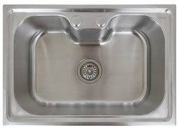 Cuba de Cozinha Arraial 65x44x23 com Dosador de Sabão Inox