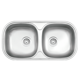 Cuba de Cozinha Dupla 94032.102 Aço Inox Tramontina