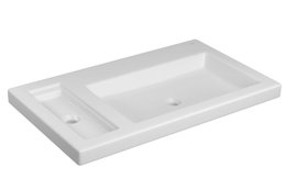 Cuba de sobrepor para saboneteira grelha Branco L.1044.17 Deca