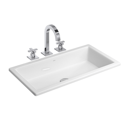 Cuba Deca L.1070.17 de Sobrepor Retangular Branca