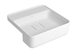 Cuba Semiencaixe Quadrada com Mesa 40cm L.61040.M.17 Deca