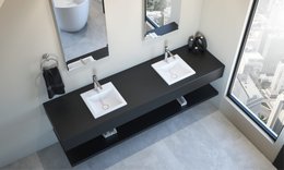 Cuba Arco 40 de Sobrepor 40x40x2 Sabbia