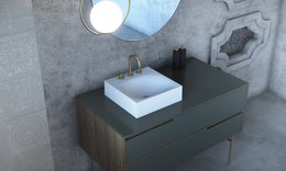 Cuba Sonata 40 de Apoio 41x41 Sabbia