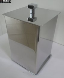 Porta Agodão de Bancada/Mesa - 2186 Aço Inox Polido