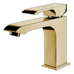 Monocomando para Lavatorio RB1715 Fahion Gold Rubinettos